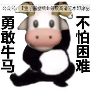 勇敢牛牛系列勇敢蛙蛙虎虎猫猫狗狗表情包抖音热门朋友圈文案背景微信
