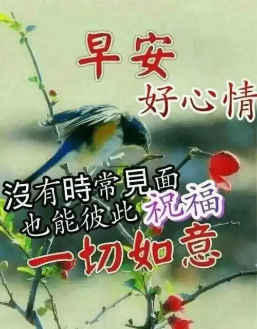 早安吉祥一句祝福,来自心里,祝朋友吉祥如意,早安
