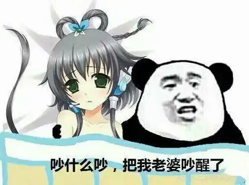 熊猫头表情害我那么喜欢你
