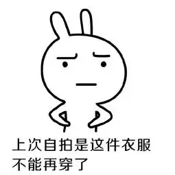 搞笑表情包我又没衣服穿了
