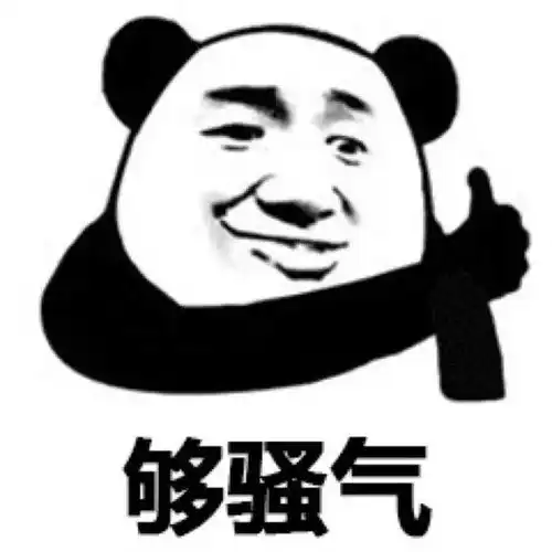 熊猫头表情包i有戏看了
