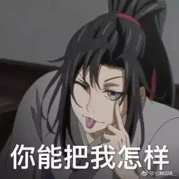 魔道祖师表情包你能把我怎样
