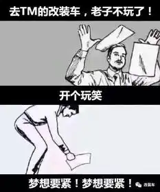 去tm的改装车,老子再也不玩了
